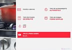 Fogão 4 Bocas de Embutir Dako Mesa de Vidro - Preto Acendimento Automático Diplomata