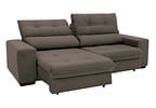 Sofá Retrátil Reclinável 3 Lugares Suede Brunello Linoforte