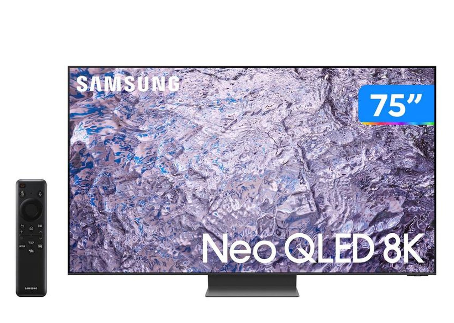 Smart TV 75” 8K Neo QLED Samsung QN75QN800 120Hz Wi-Fi Bluetooth HDMI USB