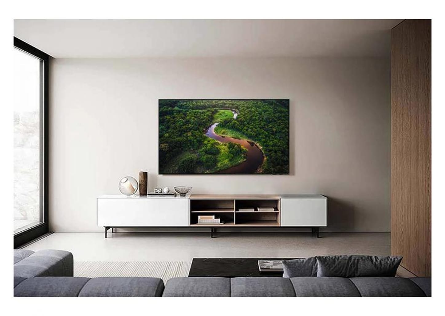 Smart TV 65” UHD 4K LED Crystal Samsung 65CU8000 - Wi-Fi Bluetooth Alexa 3 HDMI