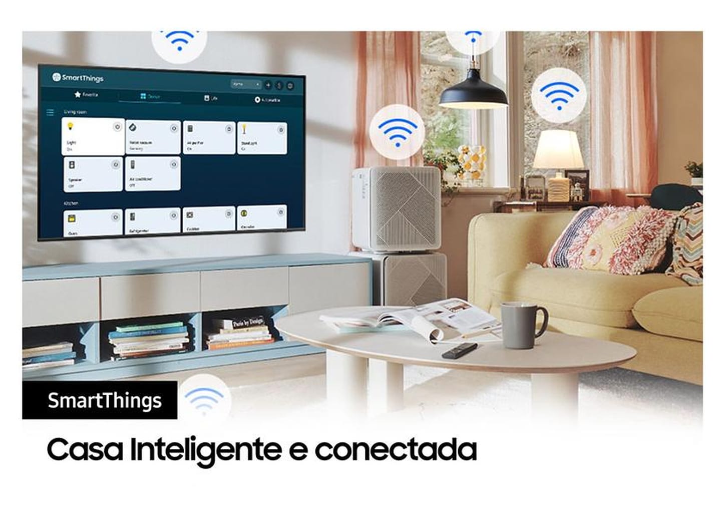 Smart TV 50” 4K NEO QLED Samsung QN50QN90CA - Gaming TV 144Hz Wi-Fi Bluetooth