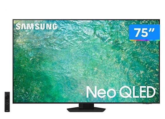 Smart TV 75” Ultra HD 4K Neo QLED Samsung QN75QN85 120Hz Wi-Fi Bluetooth