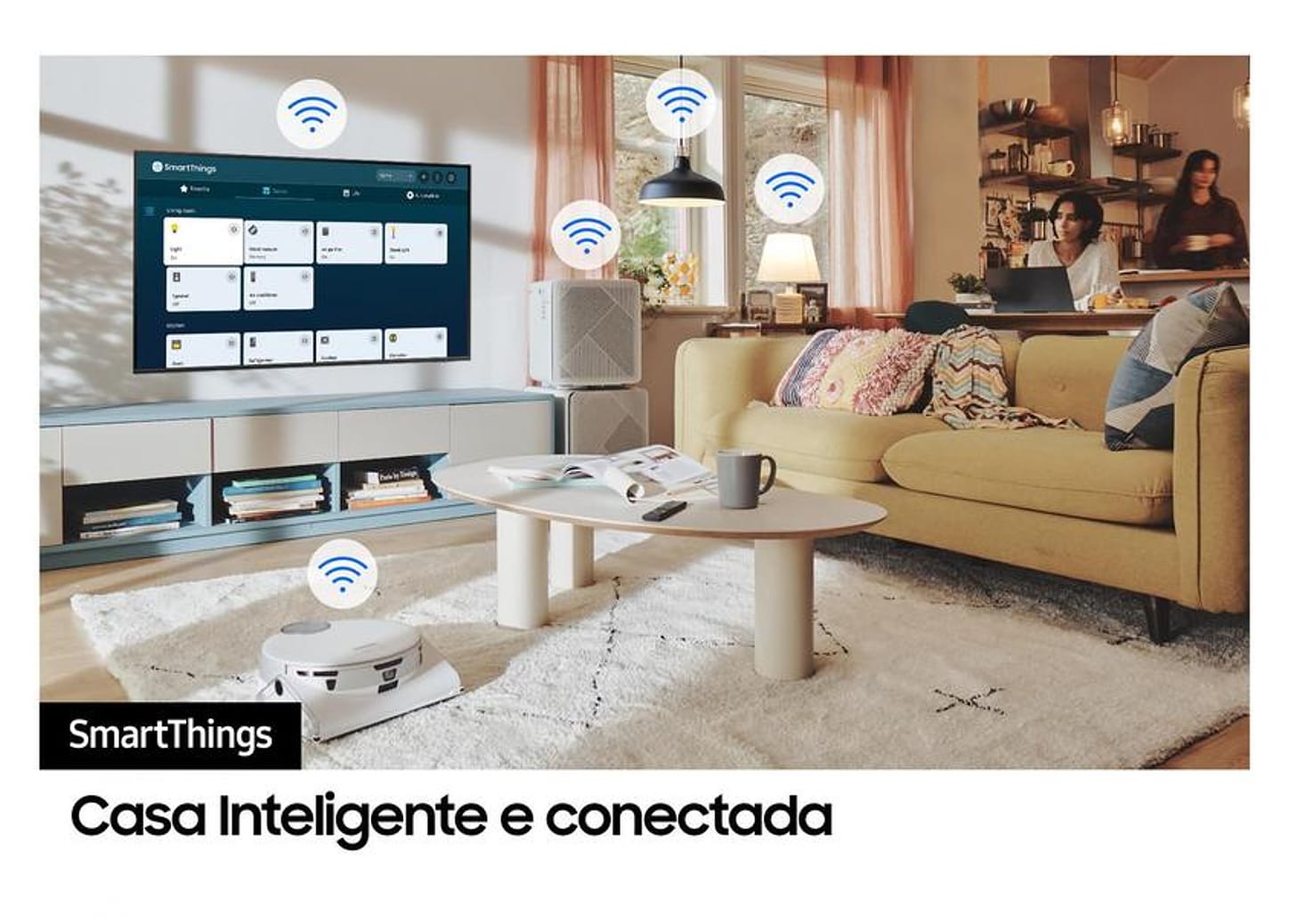 Smart TV 75” Ultra HD 4K Neo QLED Samsung QN75QN85 120Hz Wi-Fi Bluetooth