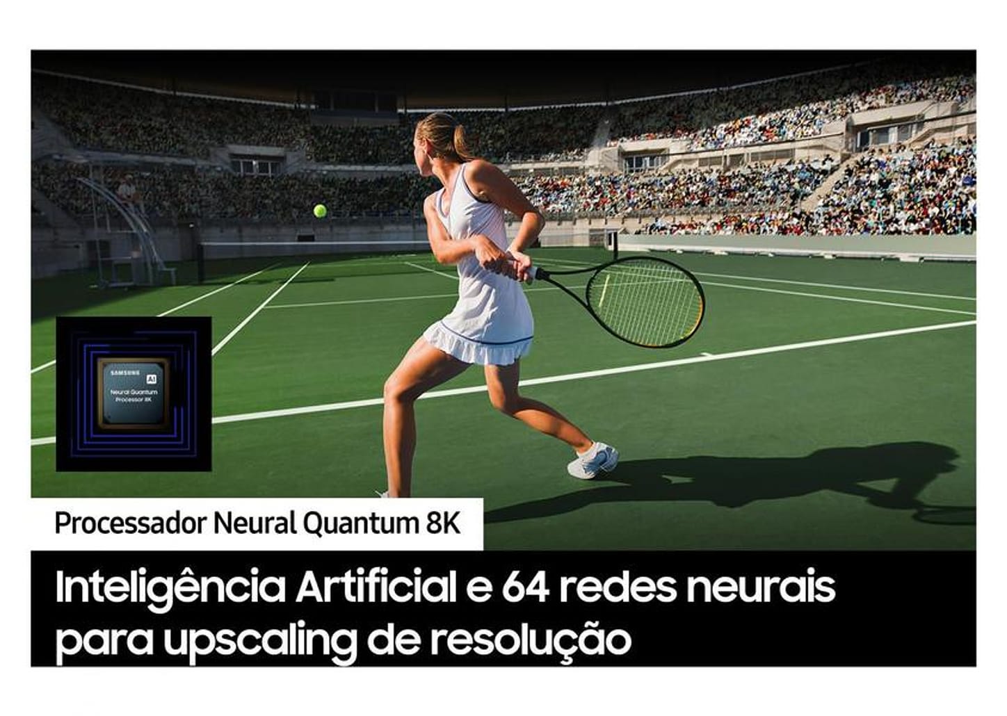 Smart TV 85” 8K Neo QLED Samsung QN85QN800 120Hz Wi-Fi Bluetooth HDMI USB