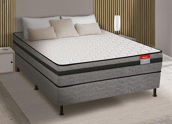 Cama Box Casal Reconflex Conjugada de Mola - Ensacada 52x138x188cm Laguna
