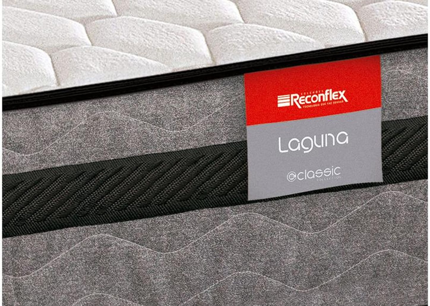 Cama Box Casal Reconflex Conjugada de Mola - Ensacada 52x138x188cm Laguna