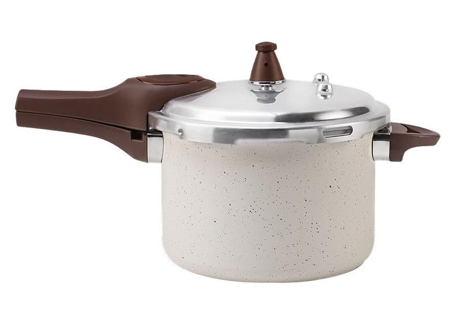 Panela de Pressão Brinox 4,2L Bege Vanilla - Ceramic Life Pressure