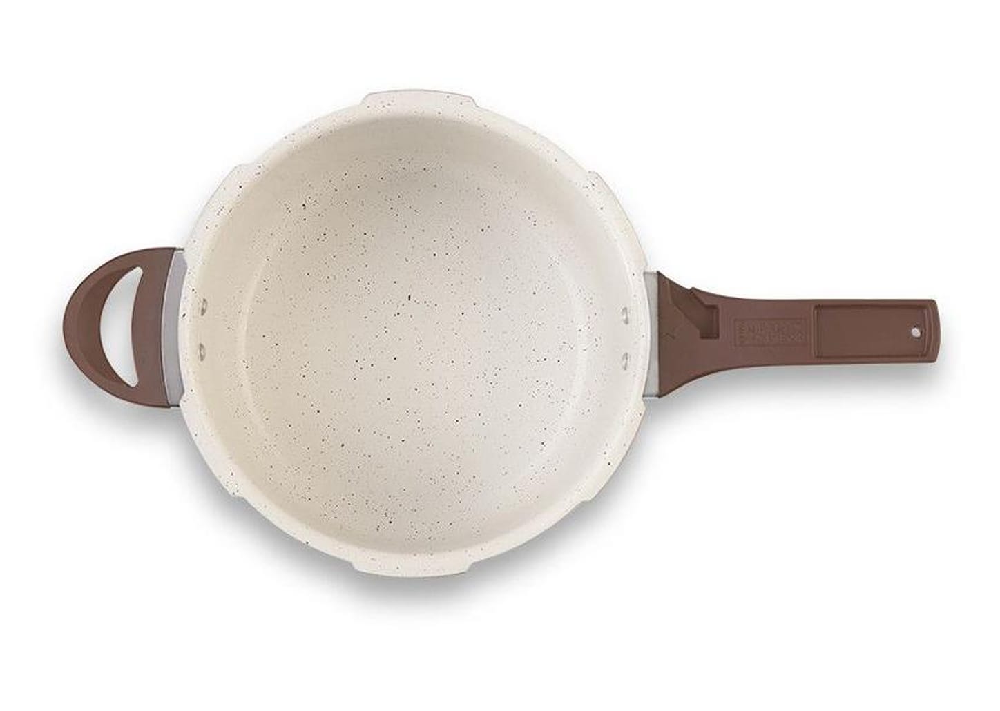 Panela de Pressão Brinox 4,2L Bege Vanilla - Ceramic Life Pressure