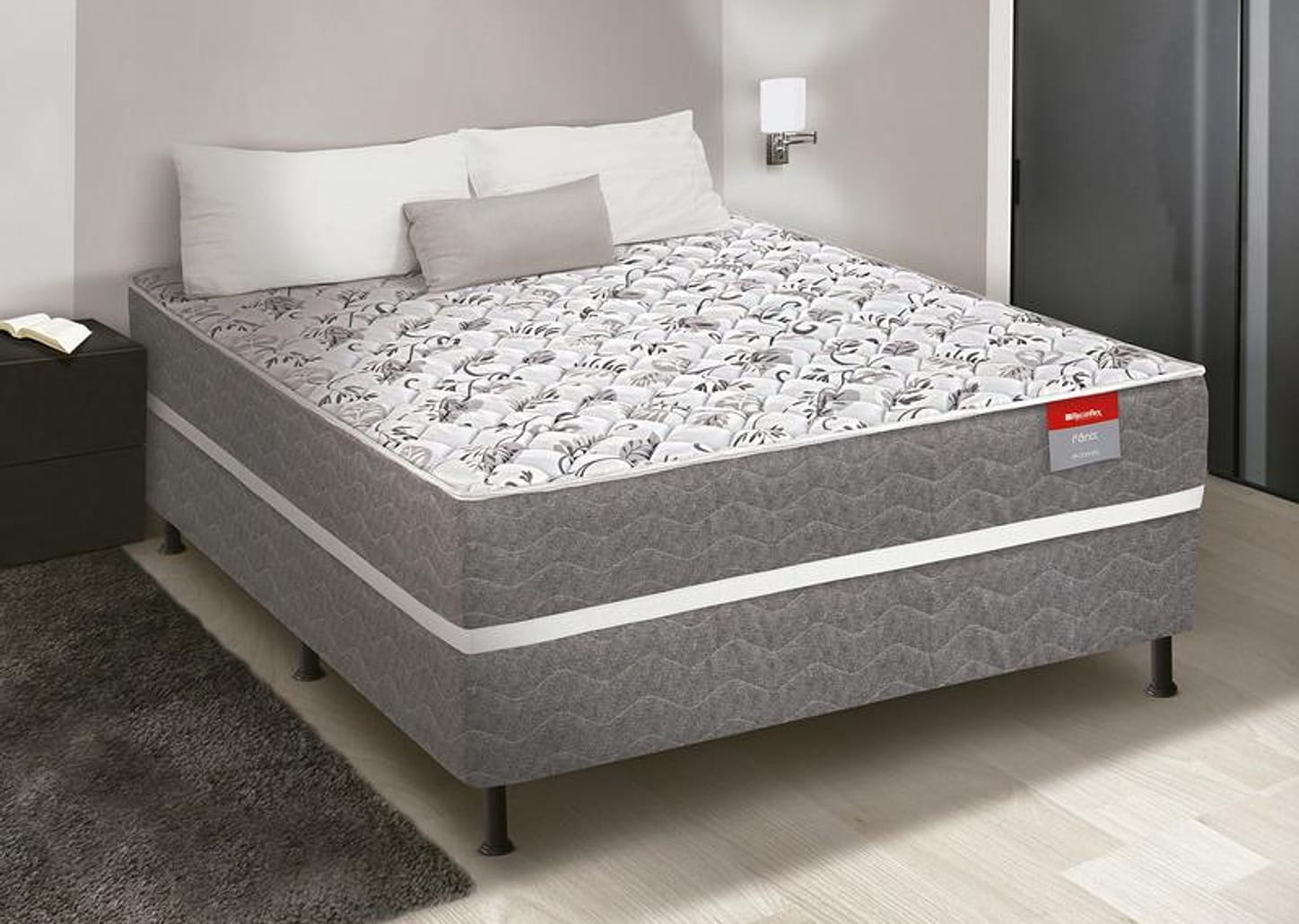 Cama Box Casal Reconflex Conjugada Fenix 55x138x188cm