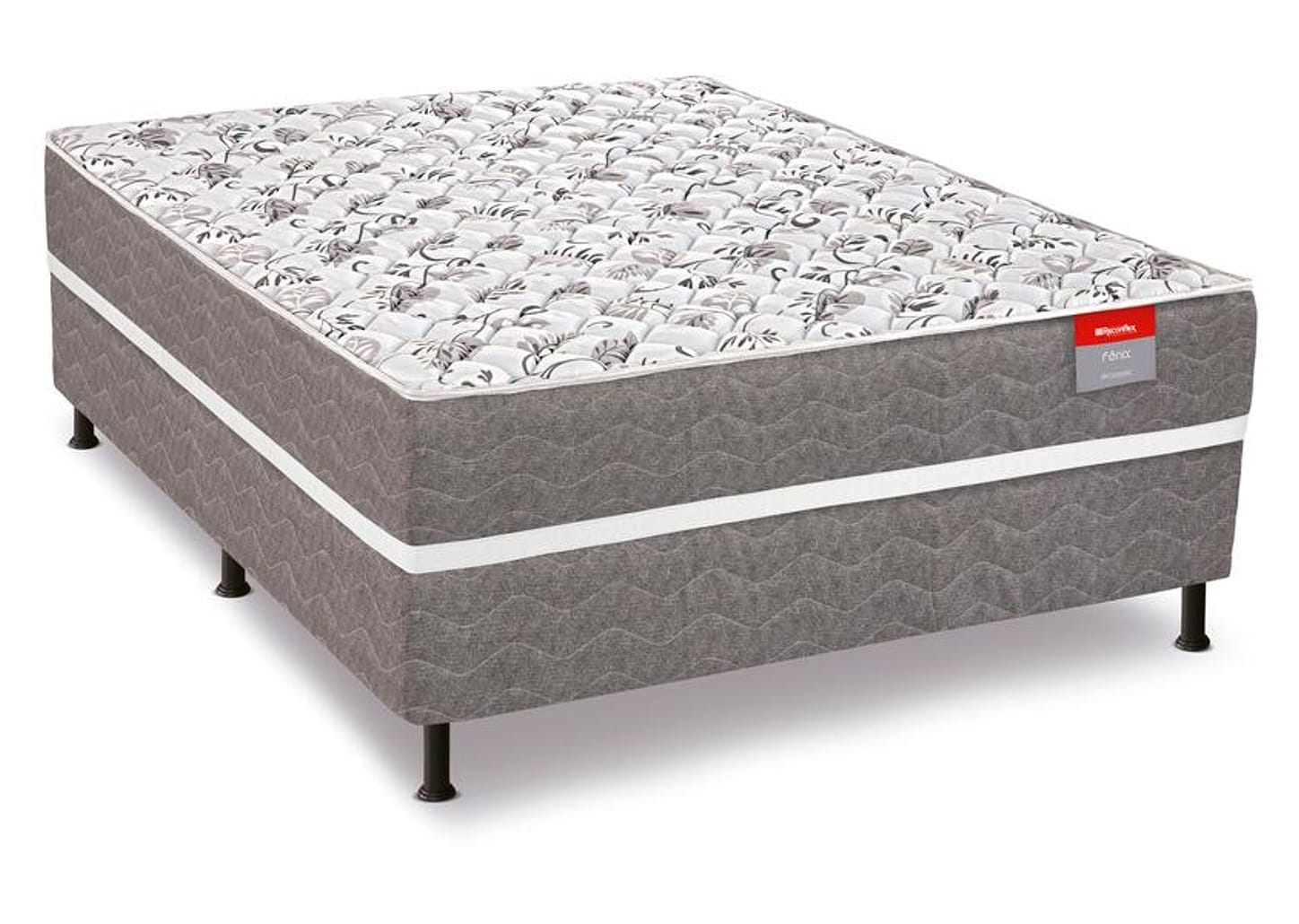 Cama Box Casal Reconflex Conjugada Fenix 55x138x188cm