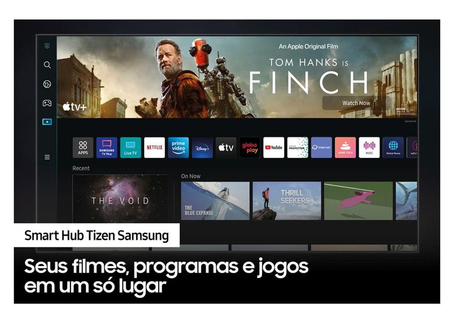 Smart TV 70” UHD 4K LED Samsung 70CU7700 - Wi-Fi Bluetooth Alexa 3 HDMI