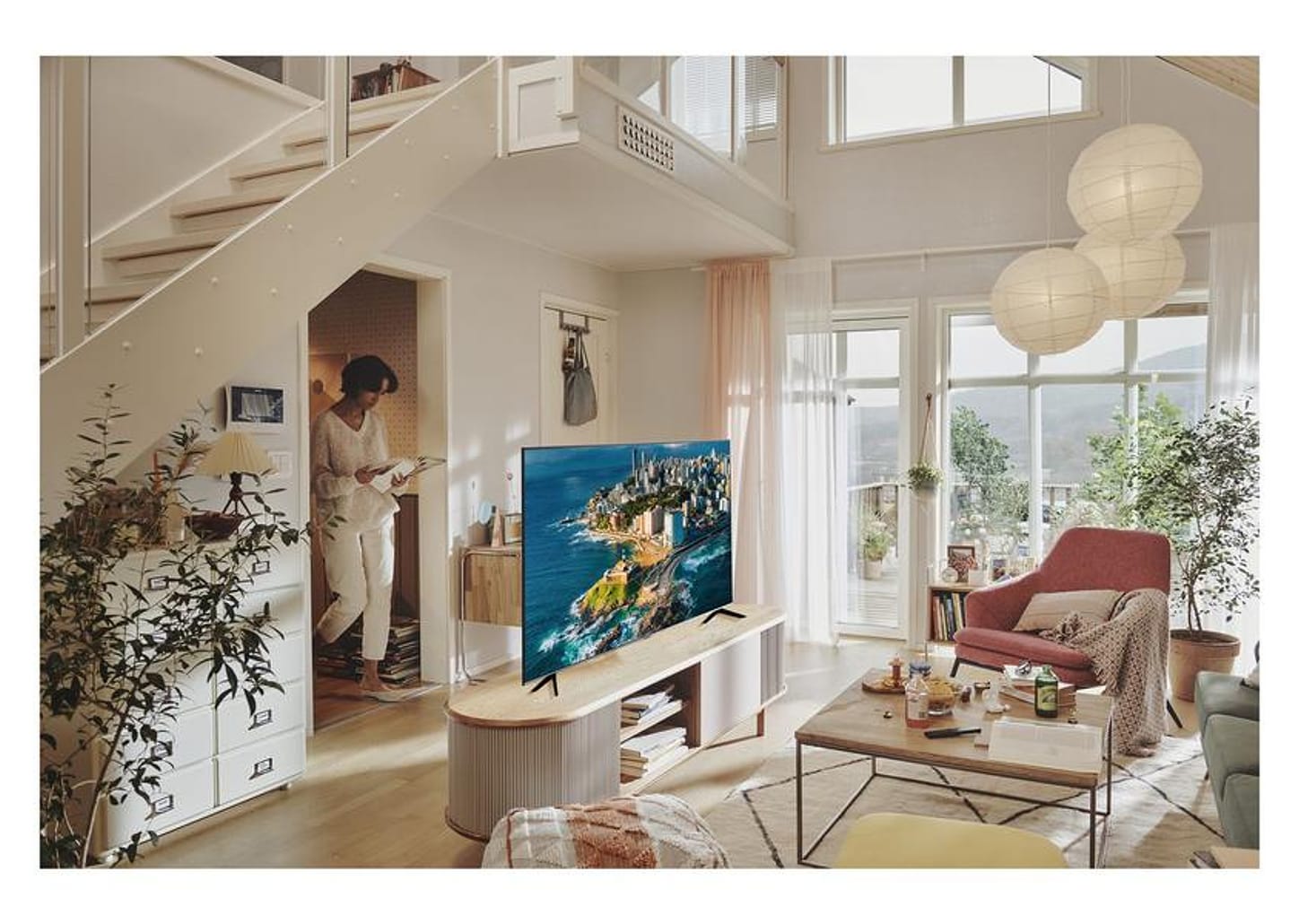 Smart TV 70” UHD 4K LED Samsung 70CU7700 - Wi-Fi Bluetooth Alexa 3 HDMI