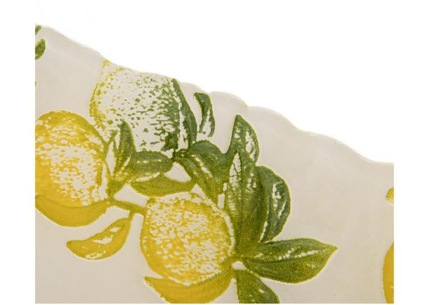 Centro de Mesa de Vidro Redondo Nell Limão