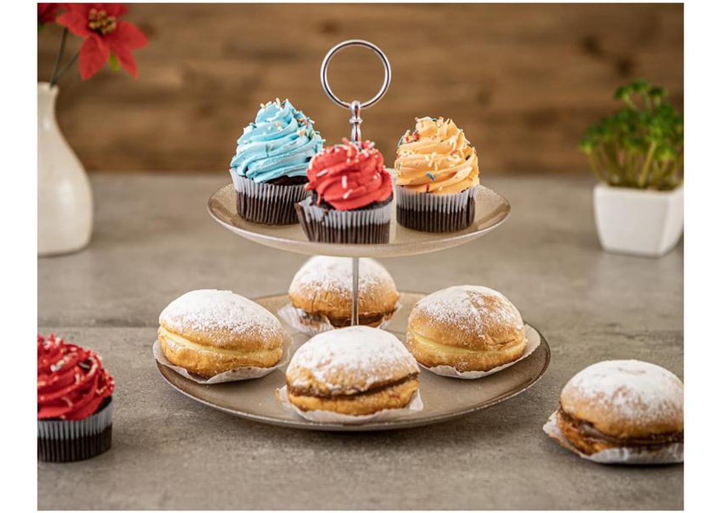 Boleira de Vidro Nell Gold 29cm