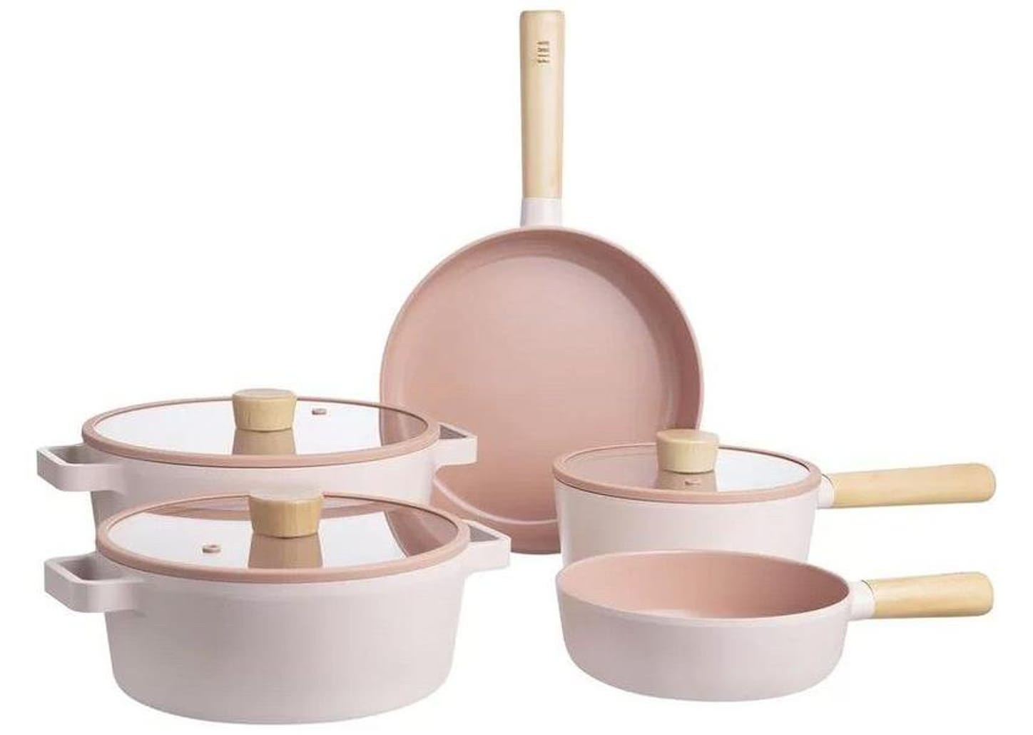 Jogo de Panelas Neoflam Revestimento Cerâmico de Alumínio 5 Peças Fika