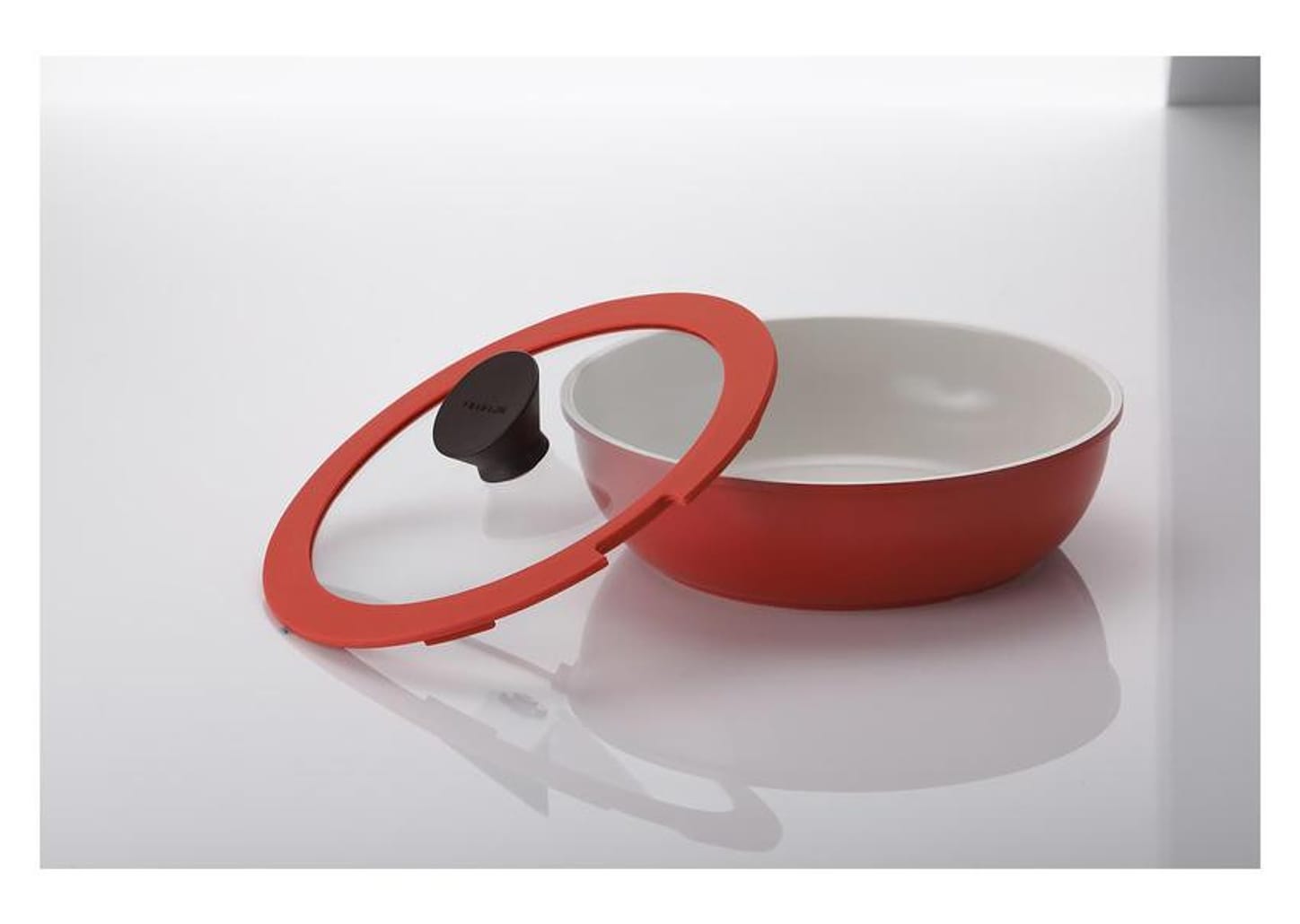 Jogo de Panelas Neoflam Revestimento Cerâmico de Alumínio Salmão 3 Peças Midas Plus