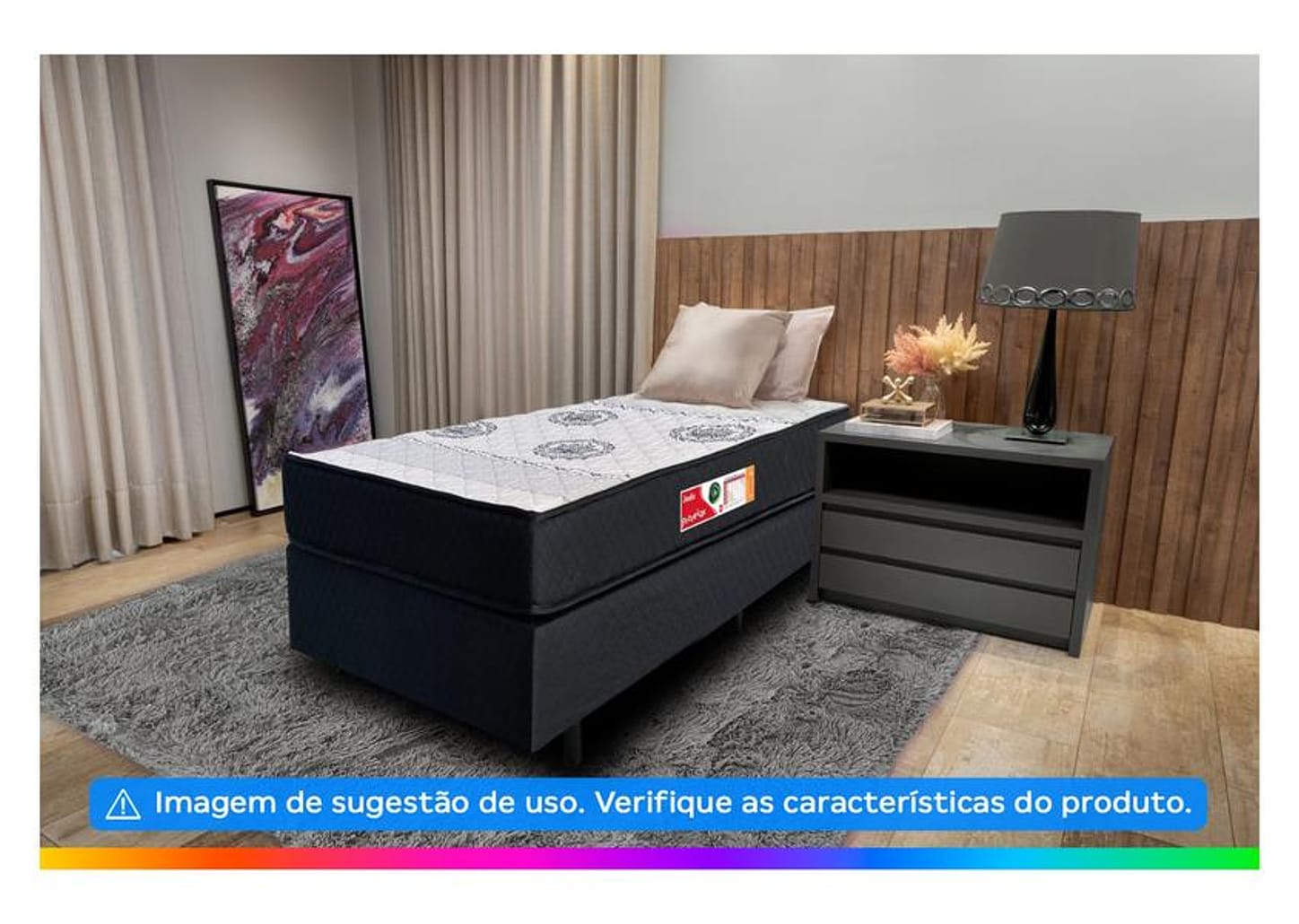 Colchão Solteiro Prorelax de Espuma D-45 18x88x188cm Jade