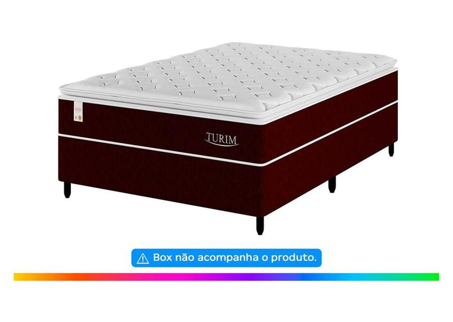 Colchão Casal Plumatex de Mola Ensacada 28x138x188cm Turim