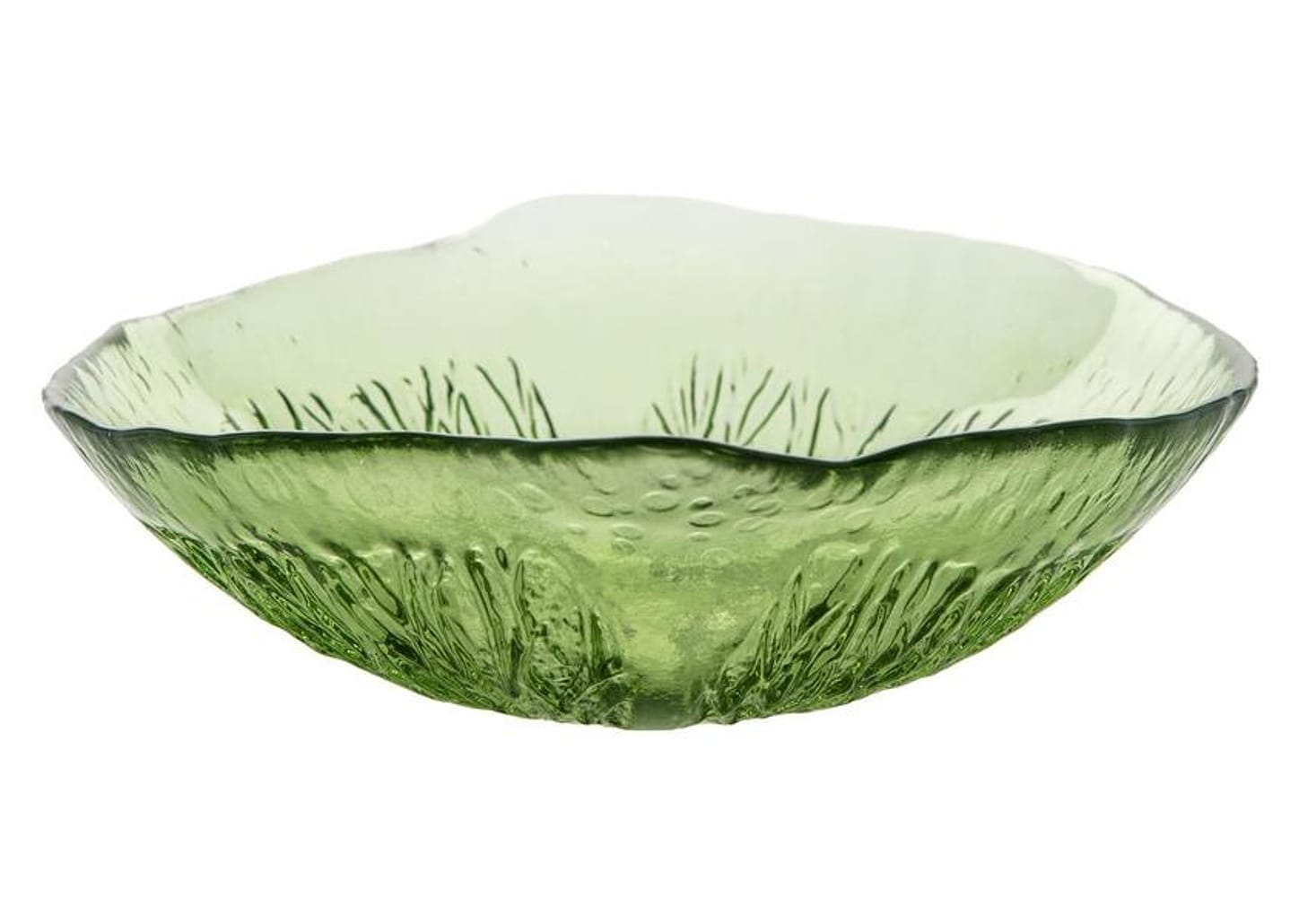 Prato de Vidro Oval Fundo de Servir Nell Limão