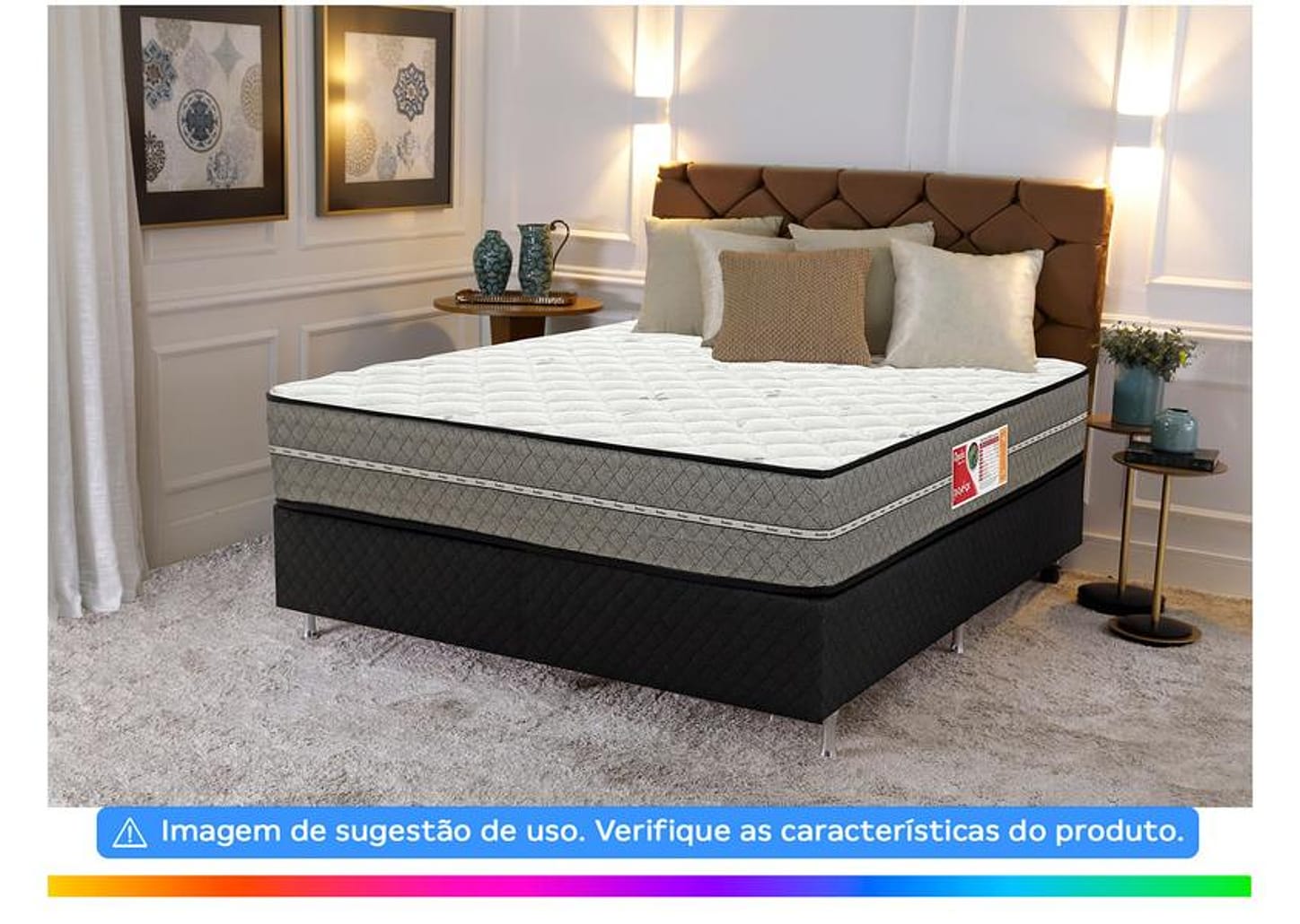 Colchão Casal Prorelax de Espuma D65/D33 17x138x188cm Opala Max Firm