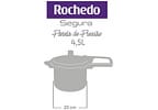Panela de Pressão Rochedo 4,5L Vermelho - Segura