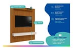 Painel para TV até 75” EDN Móveis Turin