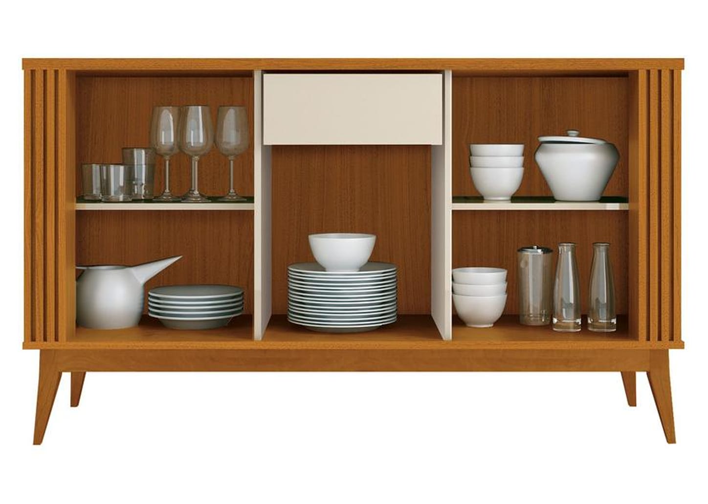 Buffet 3 Portas 1 Gaveta EDN Móveis Argo