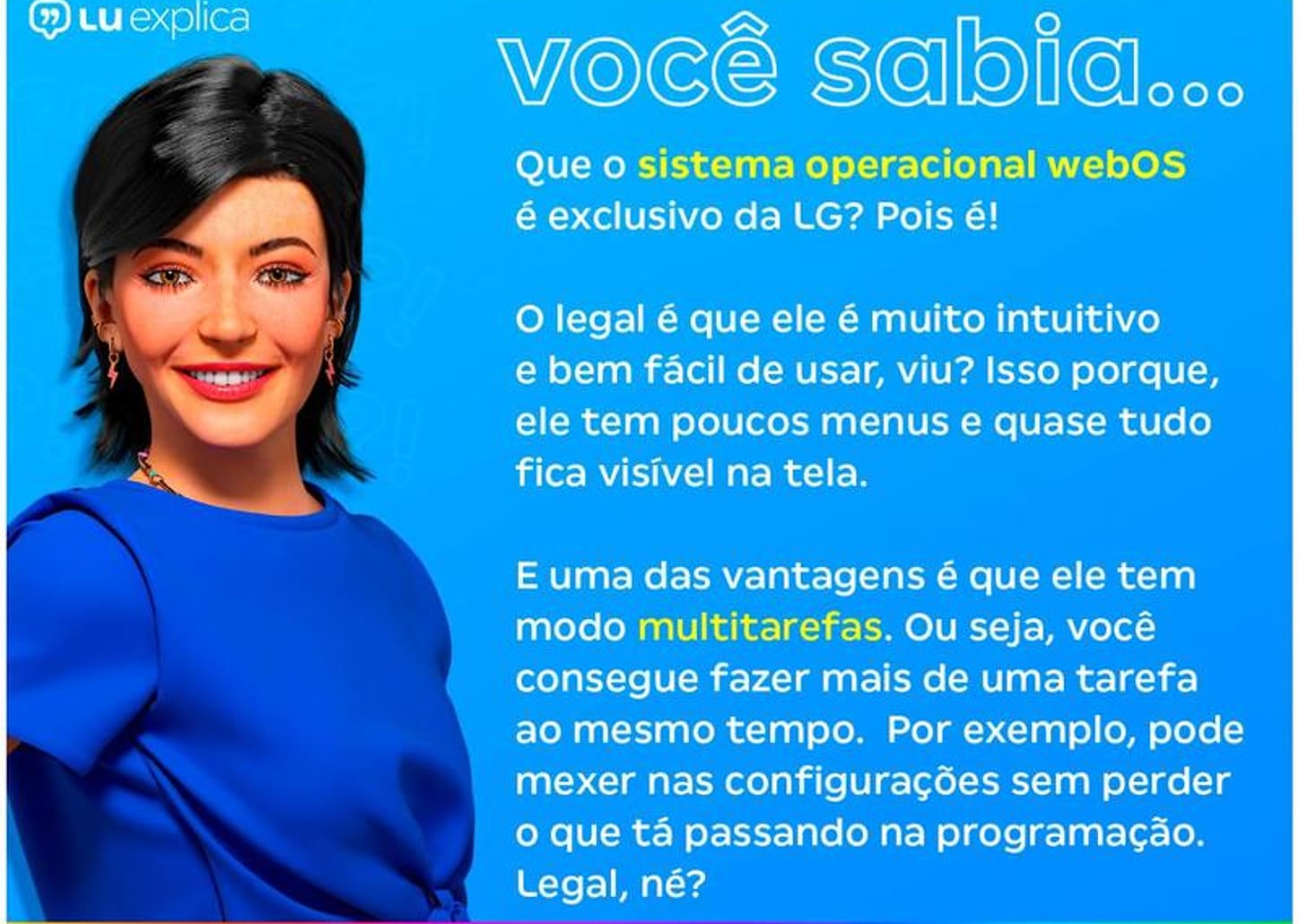 Smart TV 50” 4K Ultra HD LED LG 50UR8750PSA - Wi-Fi Bluetooth Alexa 3 HDMI