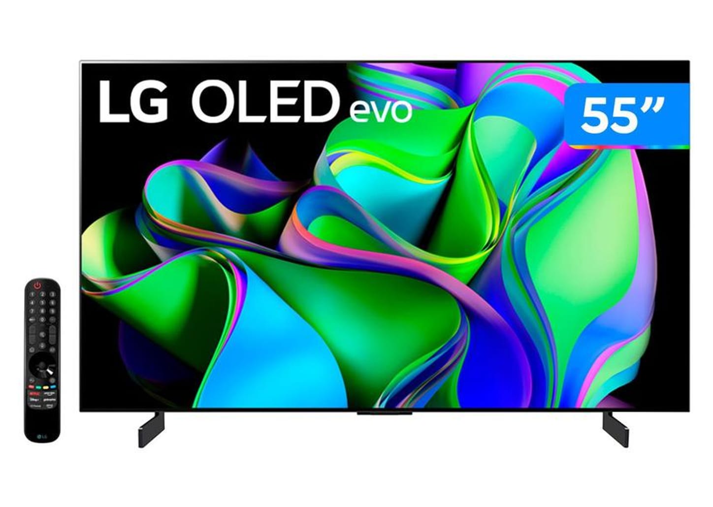 Smart TV 55” 4K Ultra HD OLED Evo LG OLED55C3PSA 120Hz Wi-Fi Bluetooth Alexa 4 HDMI