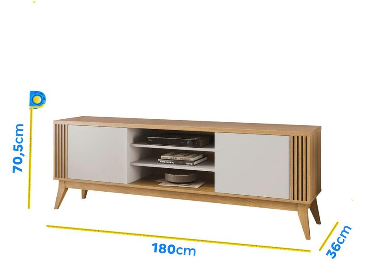 Rack para TV até 60” Bancada 2 Portas EDN Móveis Legacy