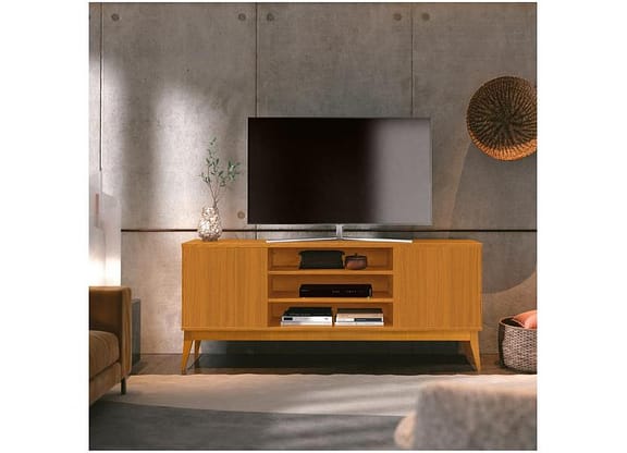 Rack para TV até 43” Bancada 2 Portas EDN Móveis