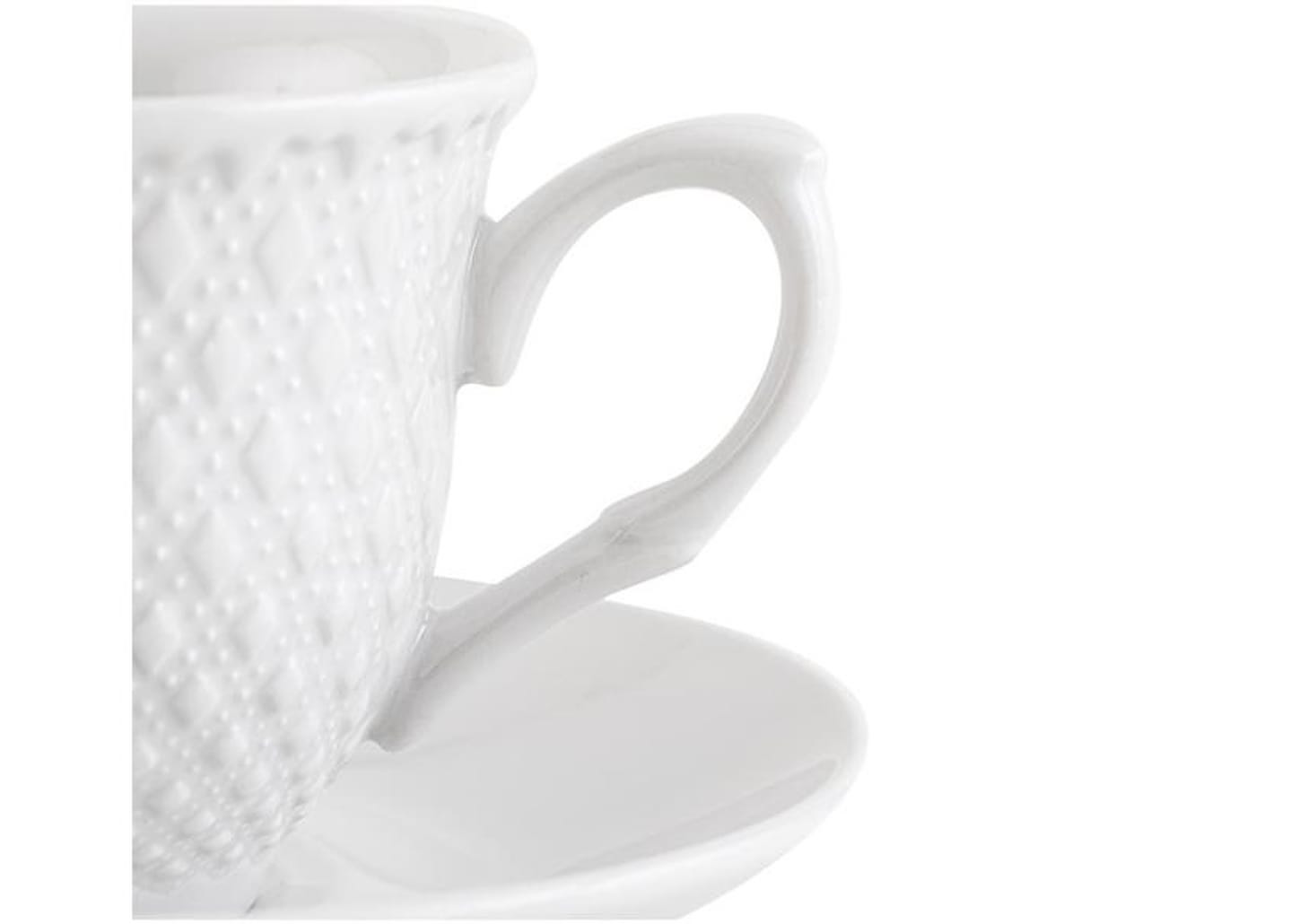 Jogo de Xícaras de Chá de Porcelana 150ml - Wembley Hauskraft 6 Peças