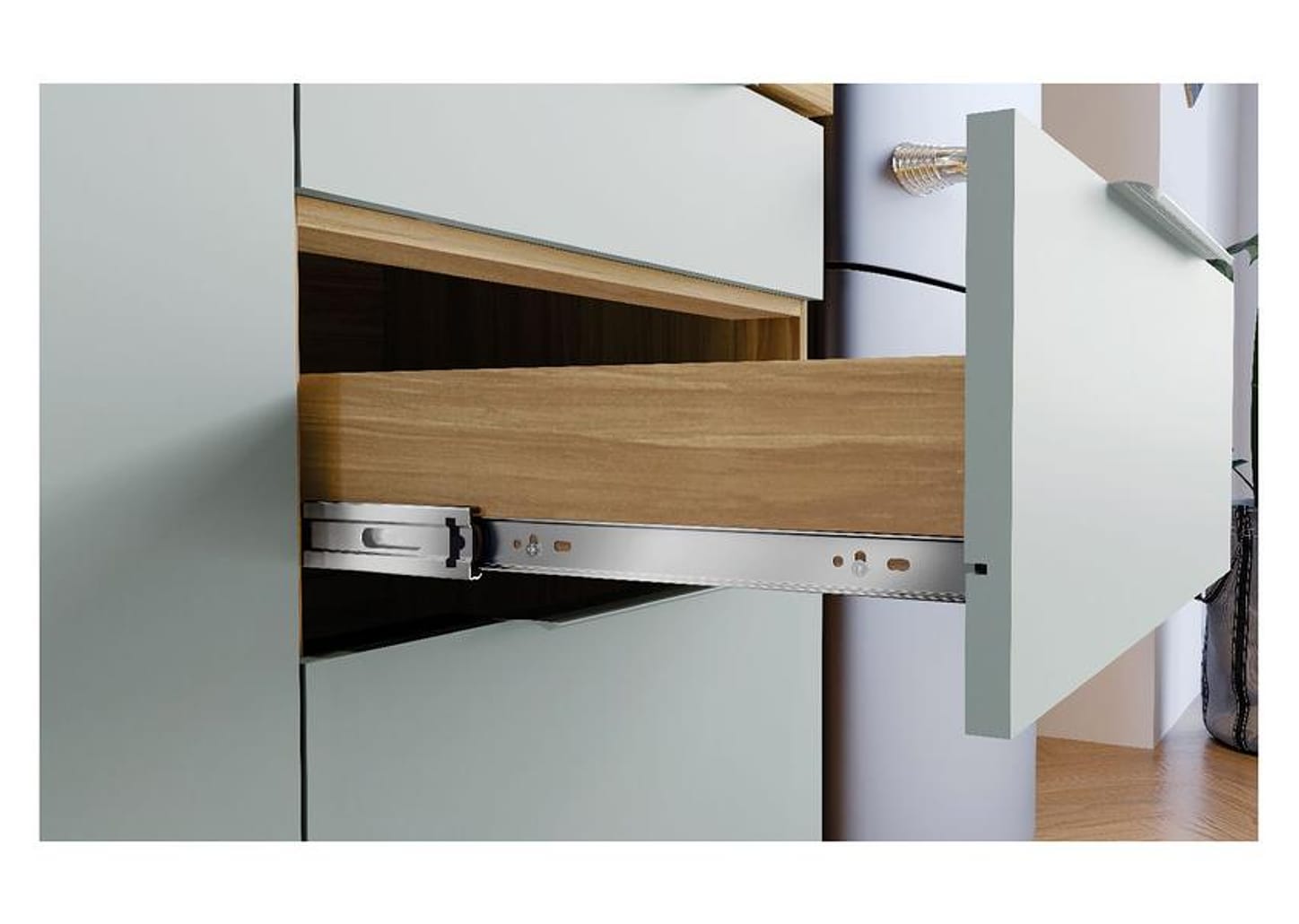 Cozinha Completa Nesher Duquesa 100% MDF com Balcão 5 Portas 4 Gavetas