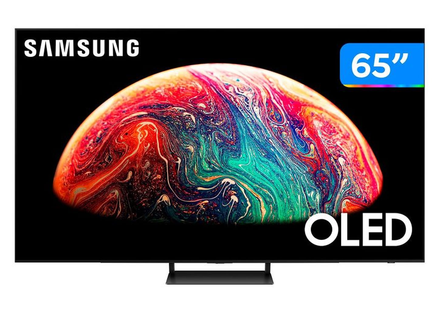 Smart TV 65” 4K OLED Samsung QN65S90CA 144Hz Wi-Fi Bluetooth com Alexa 4 HDMI 2 USB