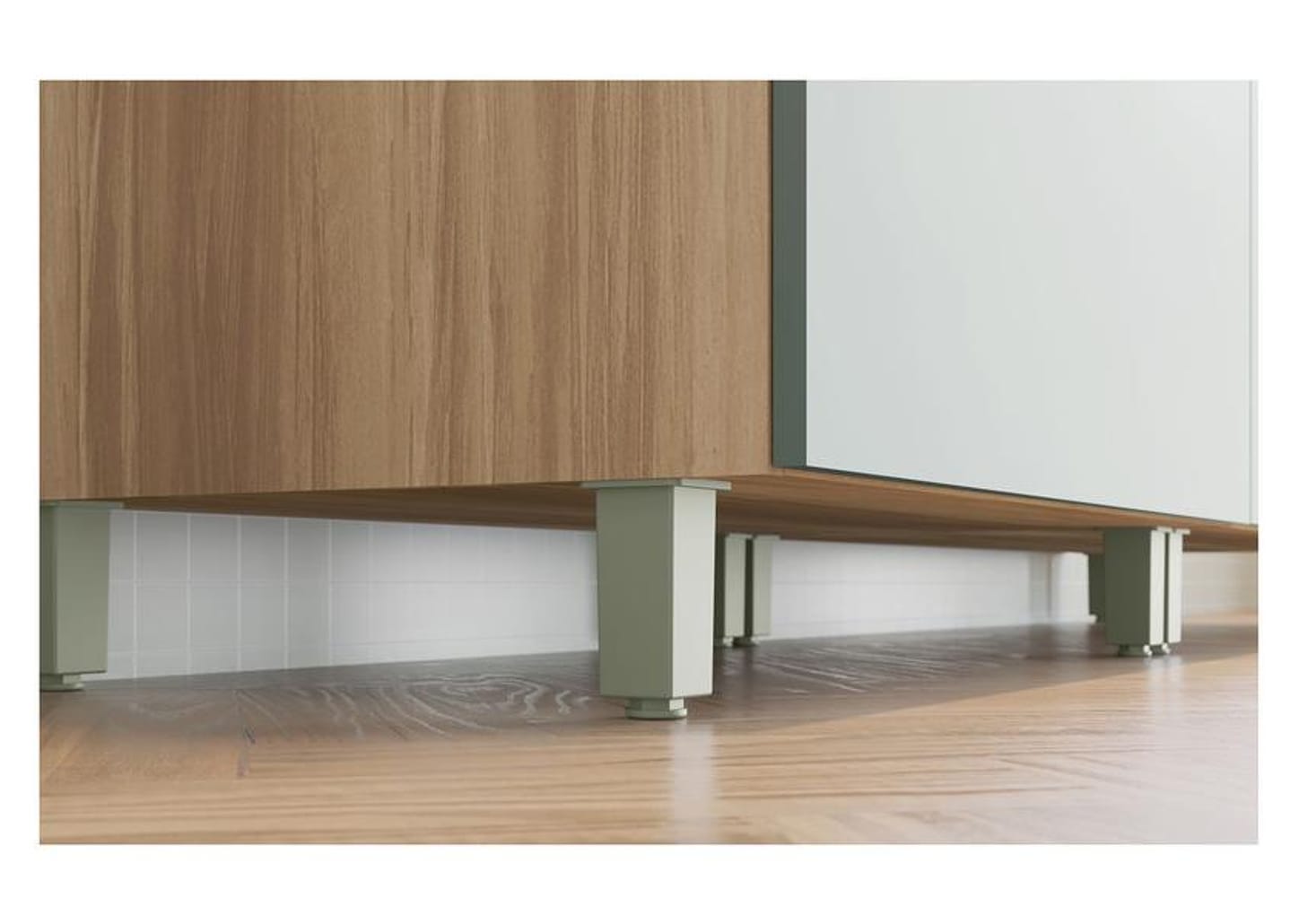 Cozinha Completa Nesher Duquesa 100% MDF com Balcão 5 Portas 4 Gavetas