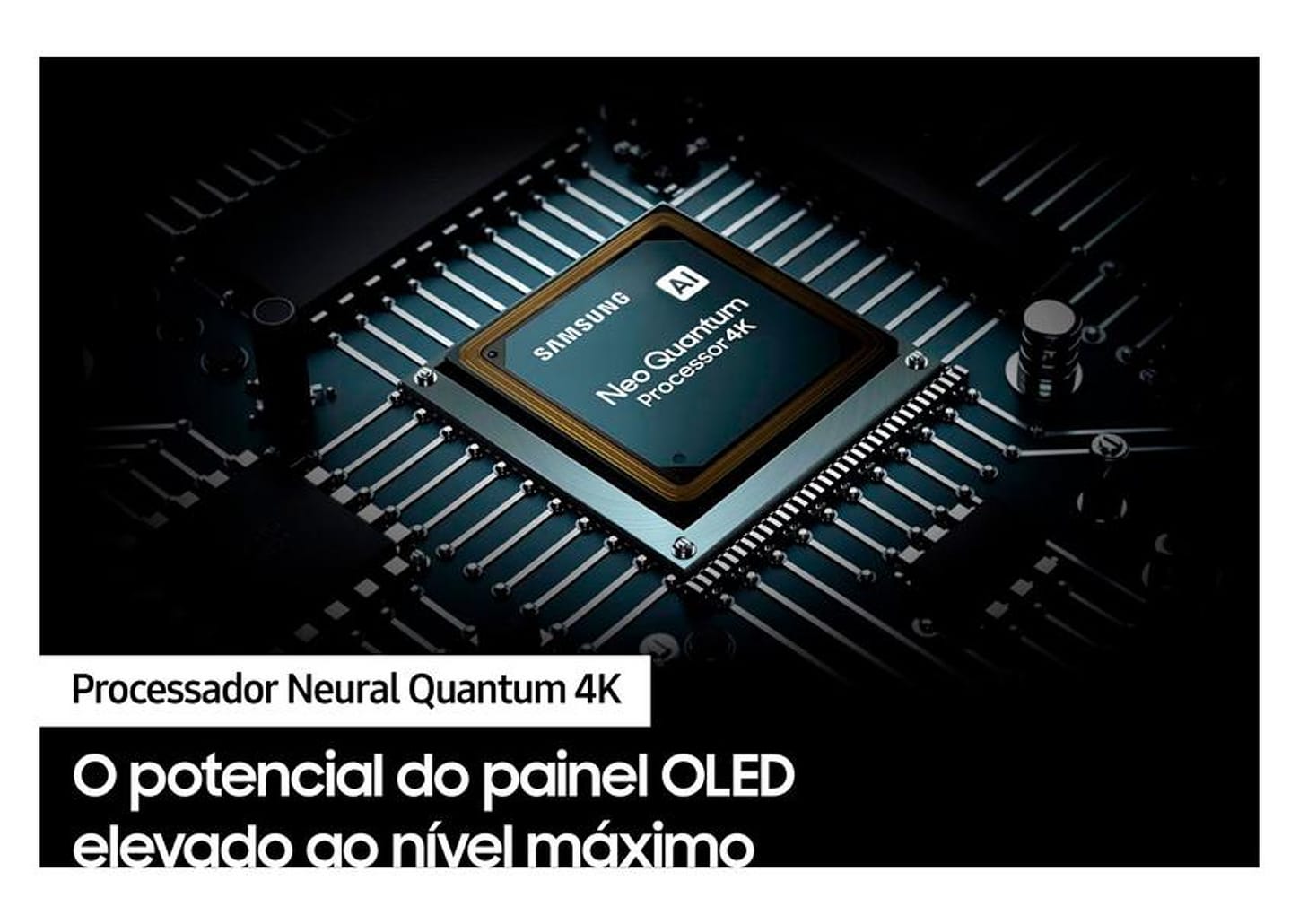 Smart TV 65” 4K OLED Samsung QN65S90CA 144Hz Wi-Fi Bluetooth com Alexa 4 HDMI 2 USB