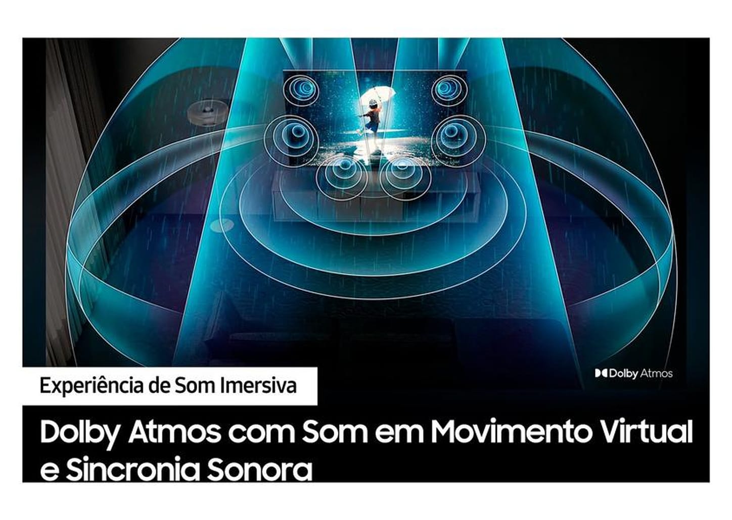 Smart TV 65” 4K OLED Samsung QN65S90CA 144Hz Wi-Fi Bluetooth com Alexa 4 HDMI 2 USB