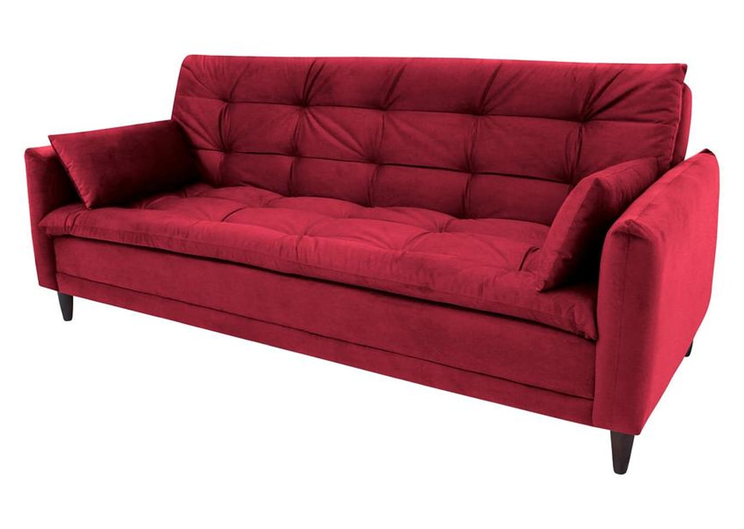 Sofá-cama Casal 3 Lugares Reclinável Suede - Linoforte Estela