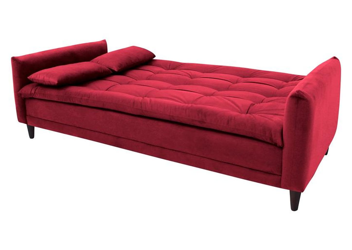 Sofá-cama Casal 3 Lugares Reclinável Suede - Linoforte Estela