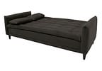 Sofá-cama Casal 3 Lugares Reclinável Suede - Linoforte Estela