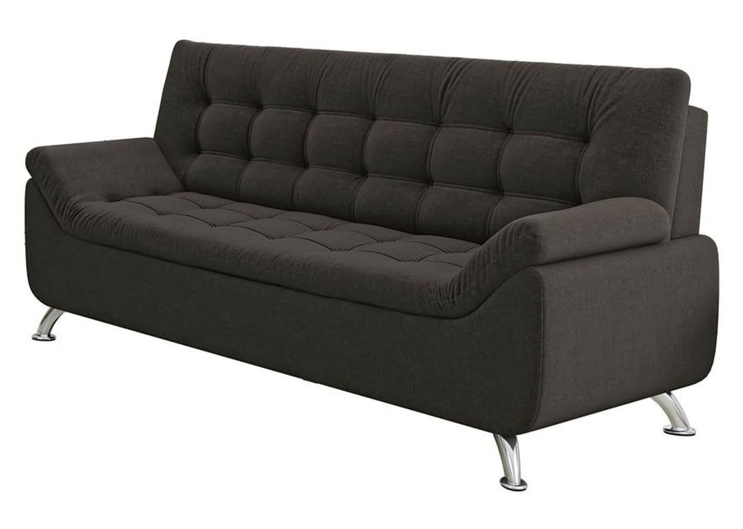 Sofá 3 Lugares Suede Linoforte Durban