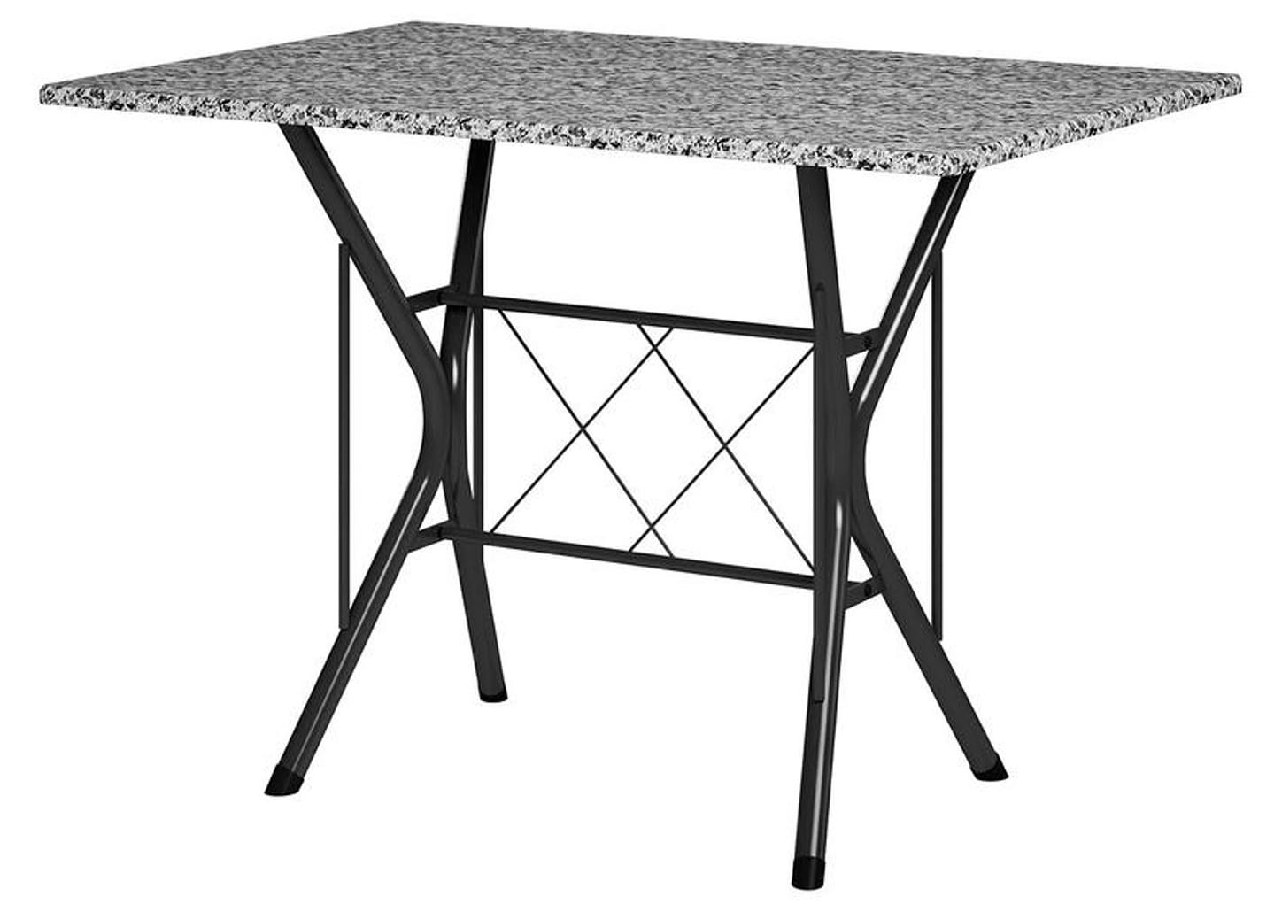 Mesa de Jantar 6 Cadeiras Retangular Preta - Artefamol America Bruna