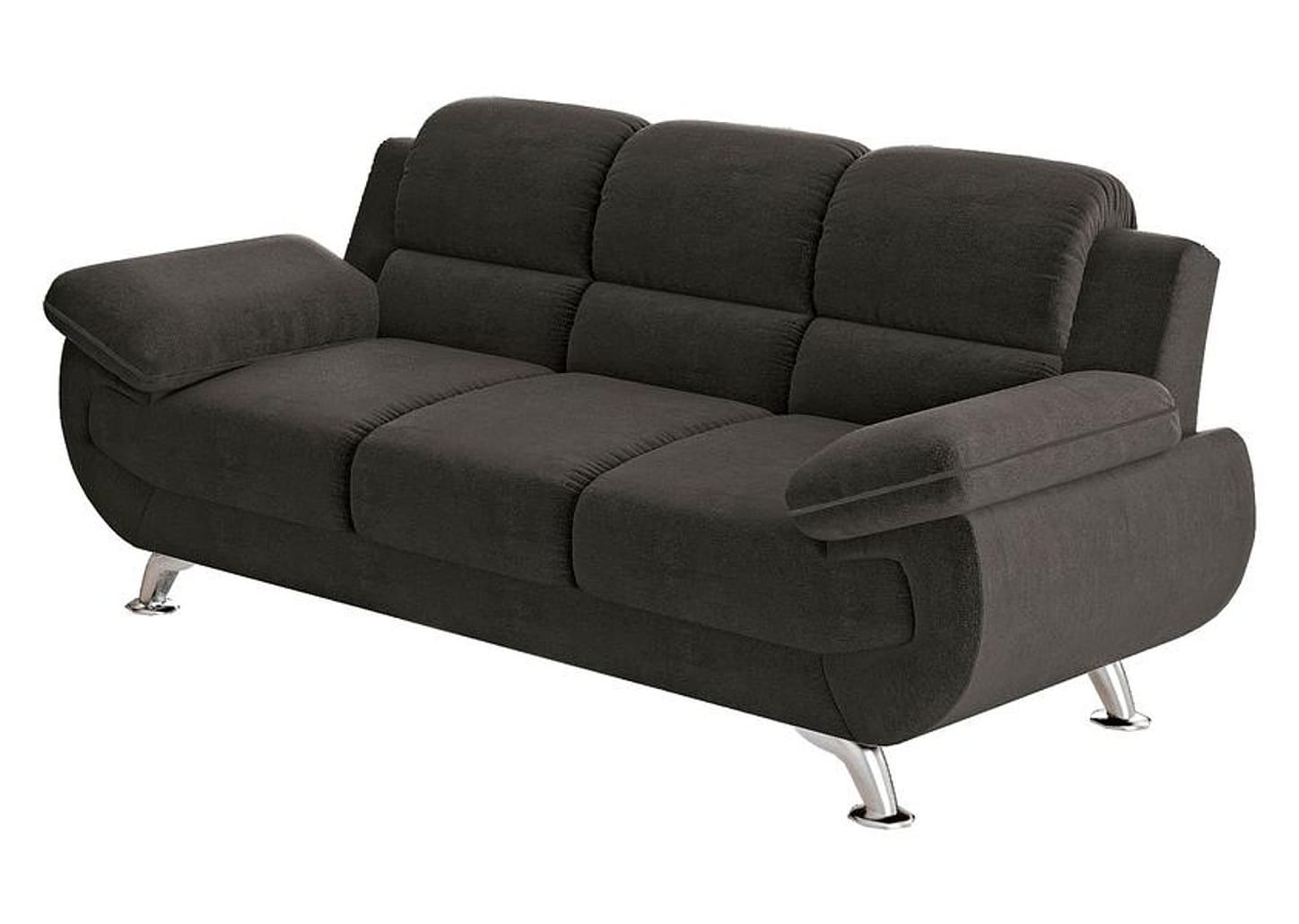 Sofá 3 Lugares Suede Spazium Linoforte