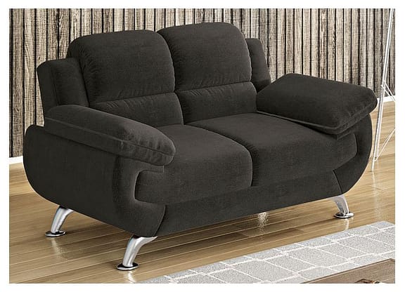 Sofá 2 Lugares Suede Spazium Linoforte