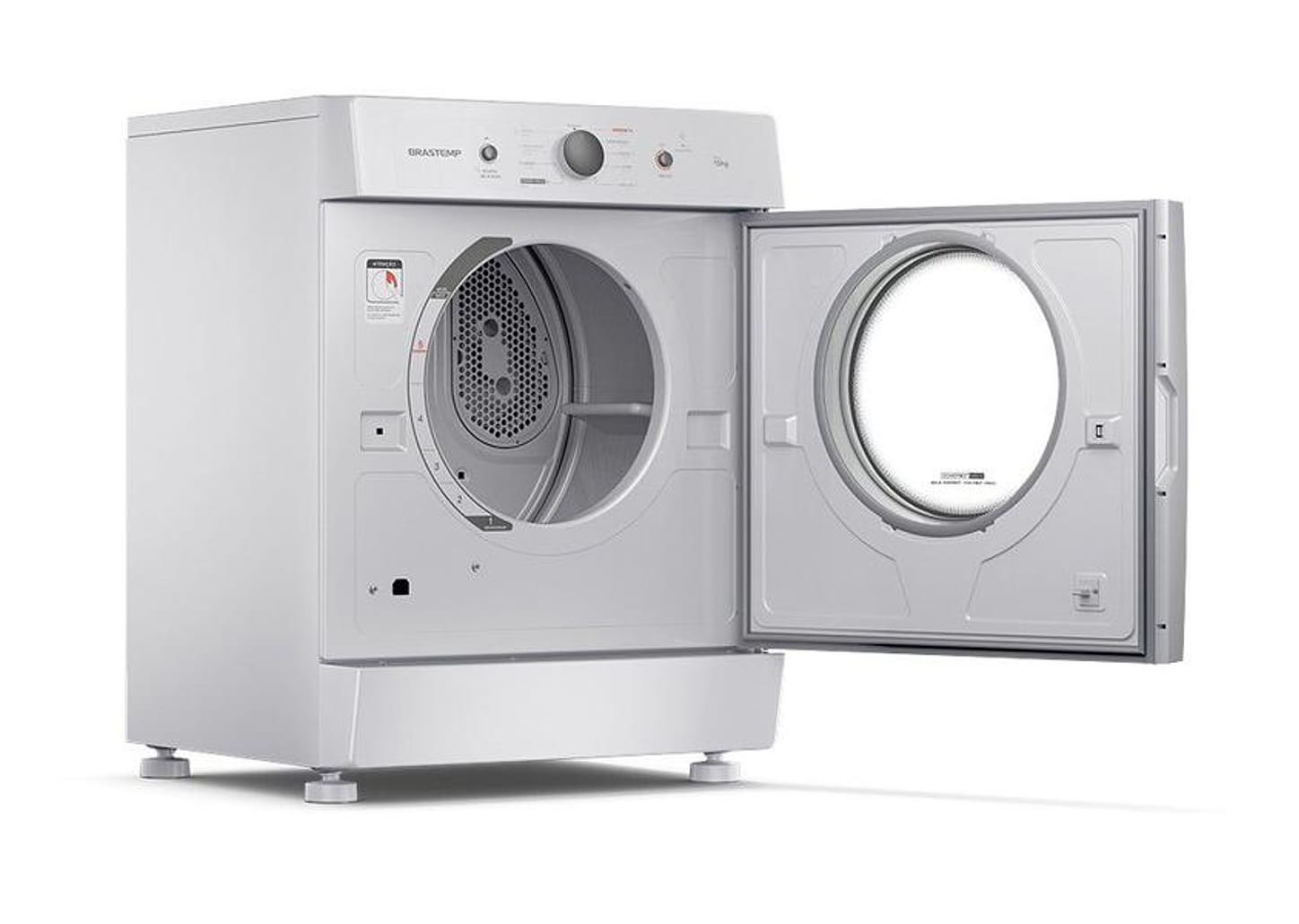 Secadora de Roupas de Piso Brastemp 10kg BSR10BB 9 Programas de Secagem
