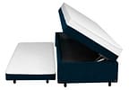 Cama Box Solteiro SMP Conjugada com Cama Auxiliar - LightSpuma BIBOX Baú Lady