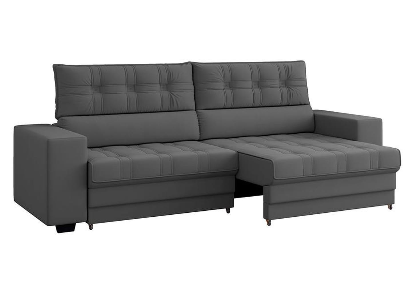 Sofá Retrátil Reclinável 3 Lugares Veludo Omega Besthouse