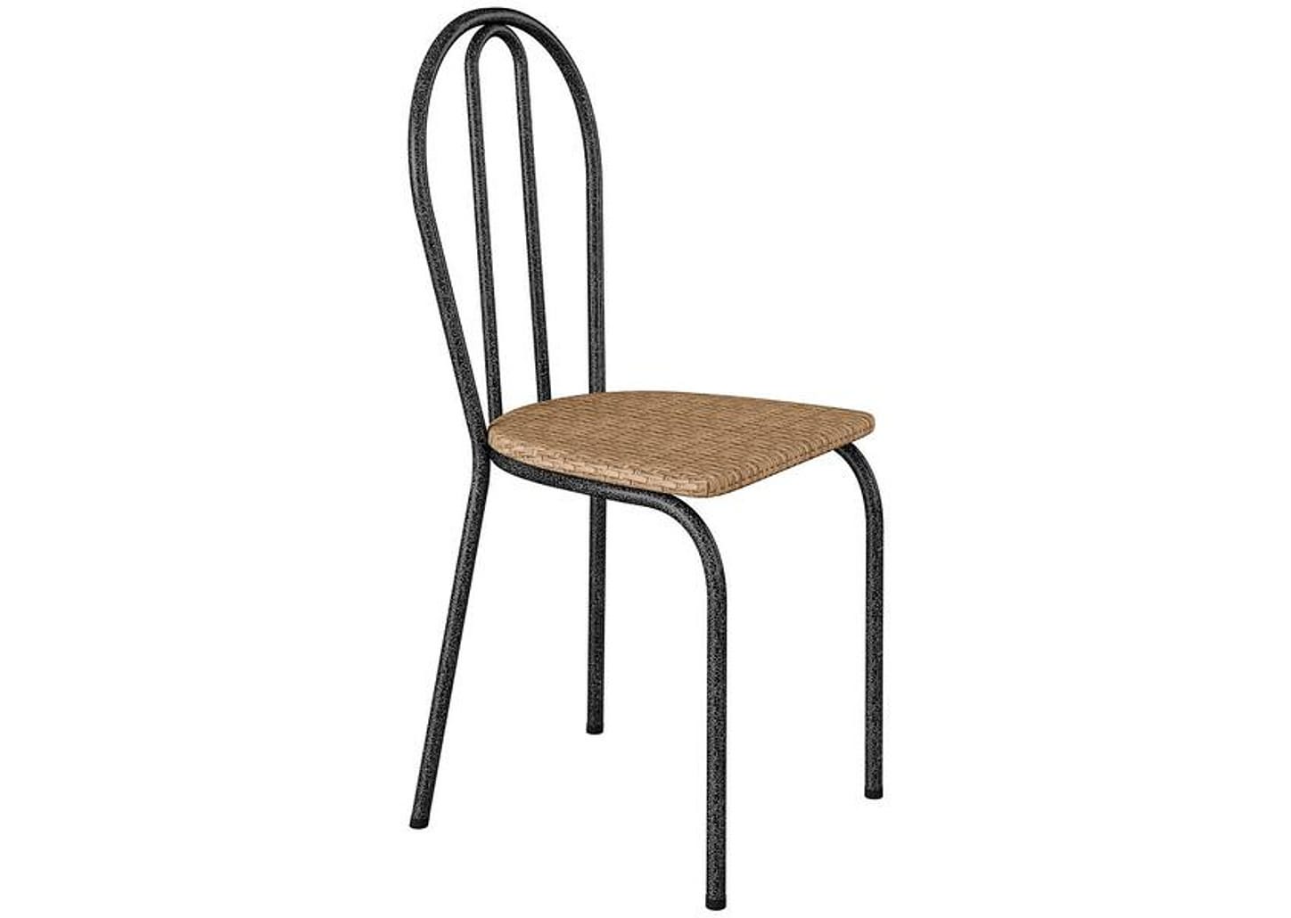 Mesa de Jantar 6 Cadeiras Retangular Preta - Artefamol America Bruna