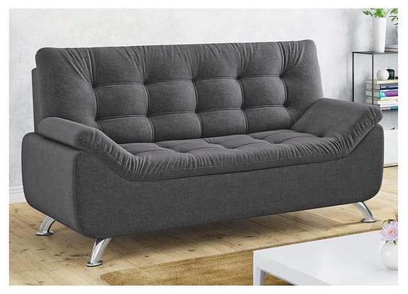 Sofá 2 Lugares Suede Linoforte Durban