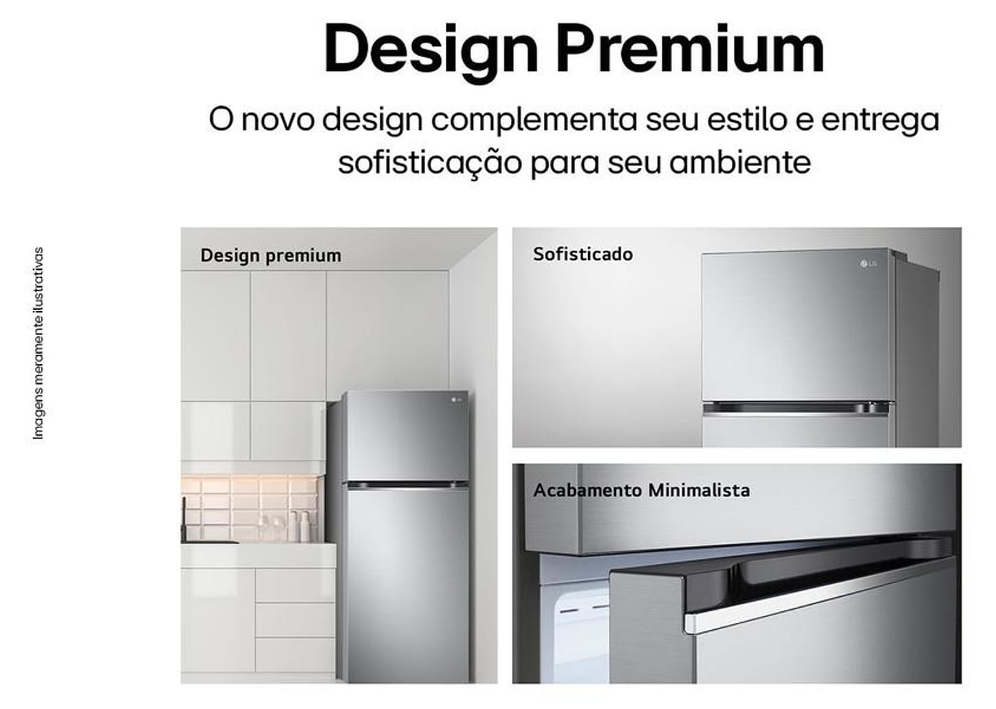 Geladeira/Refrigerador LG Frost Free 395L - GN-B392PLM Compressor Inverter